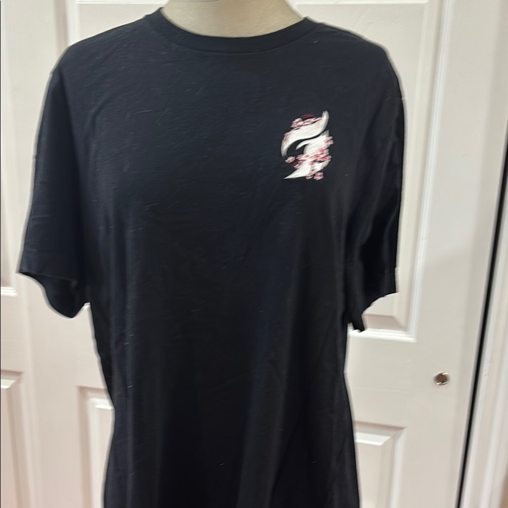 The Limited Black Short Sleeve Tee with Graphic Design